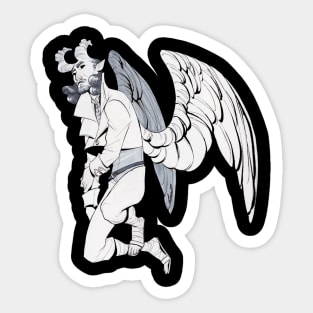 Winged Sticker